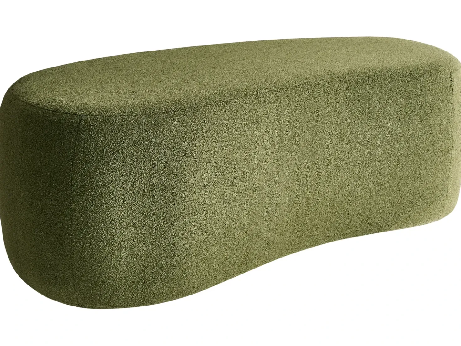 Pouf BAYARD Bouclé Verde