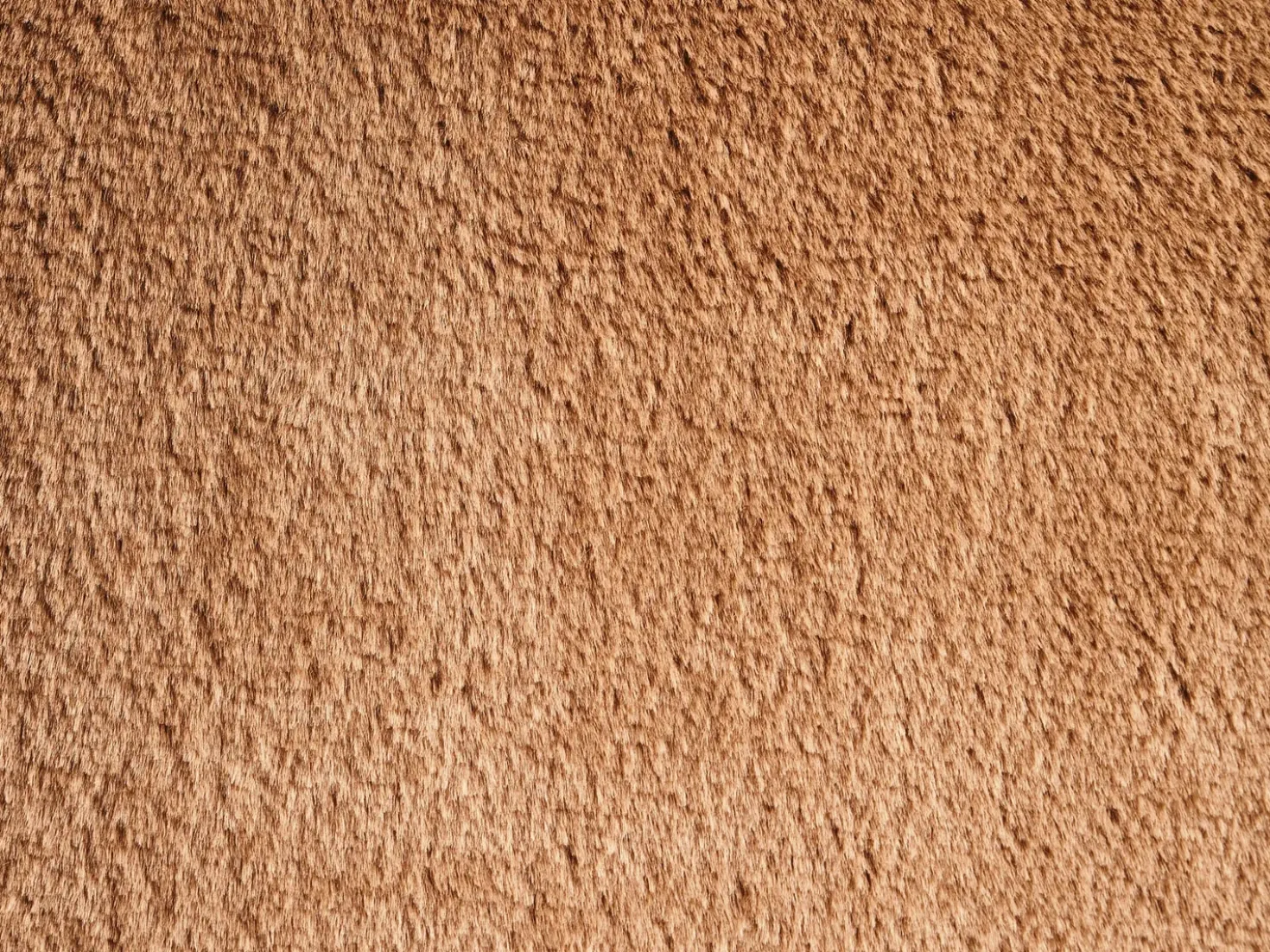 Pouf BAYARD Finta pelliccia Marrone chiaro