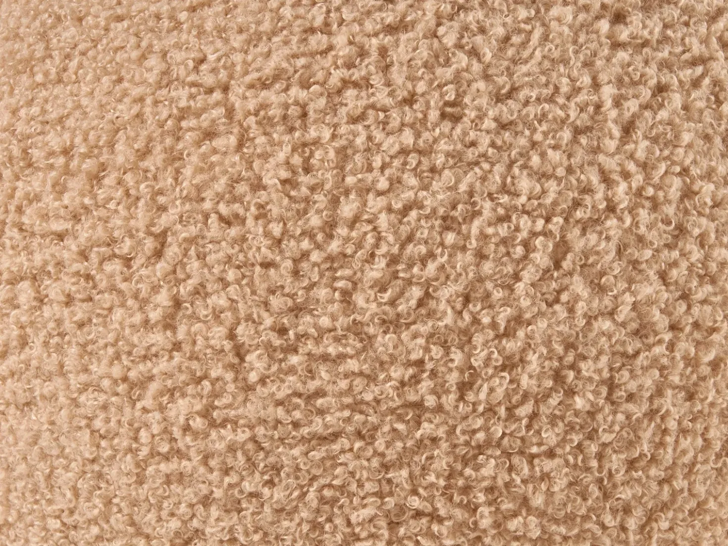 Pouf BEAUFORT Bouclé Marrone chiaro