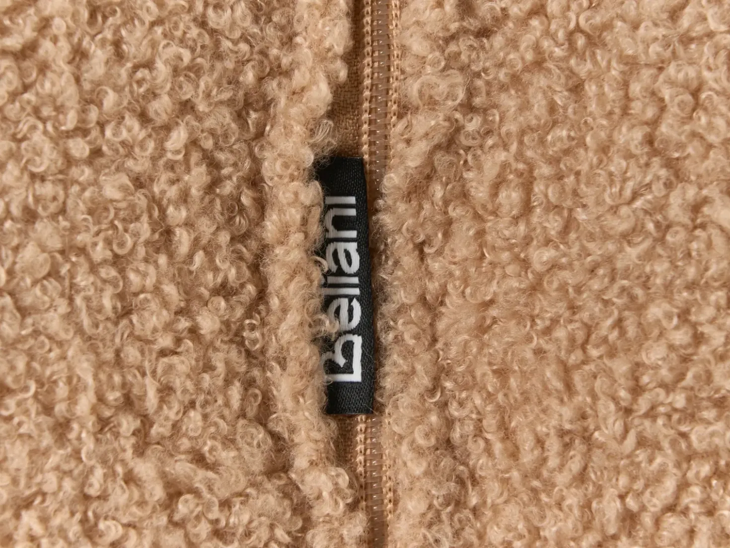 Pouf BEAUFORT Bouclé Marrone chiaro