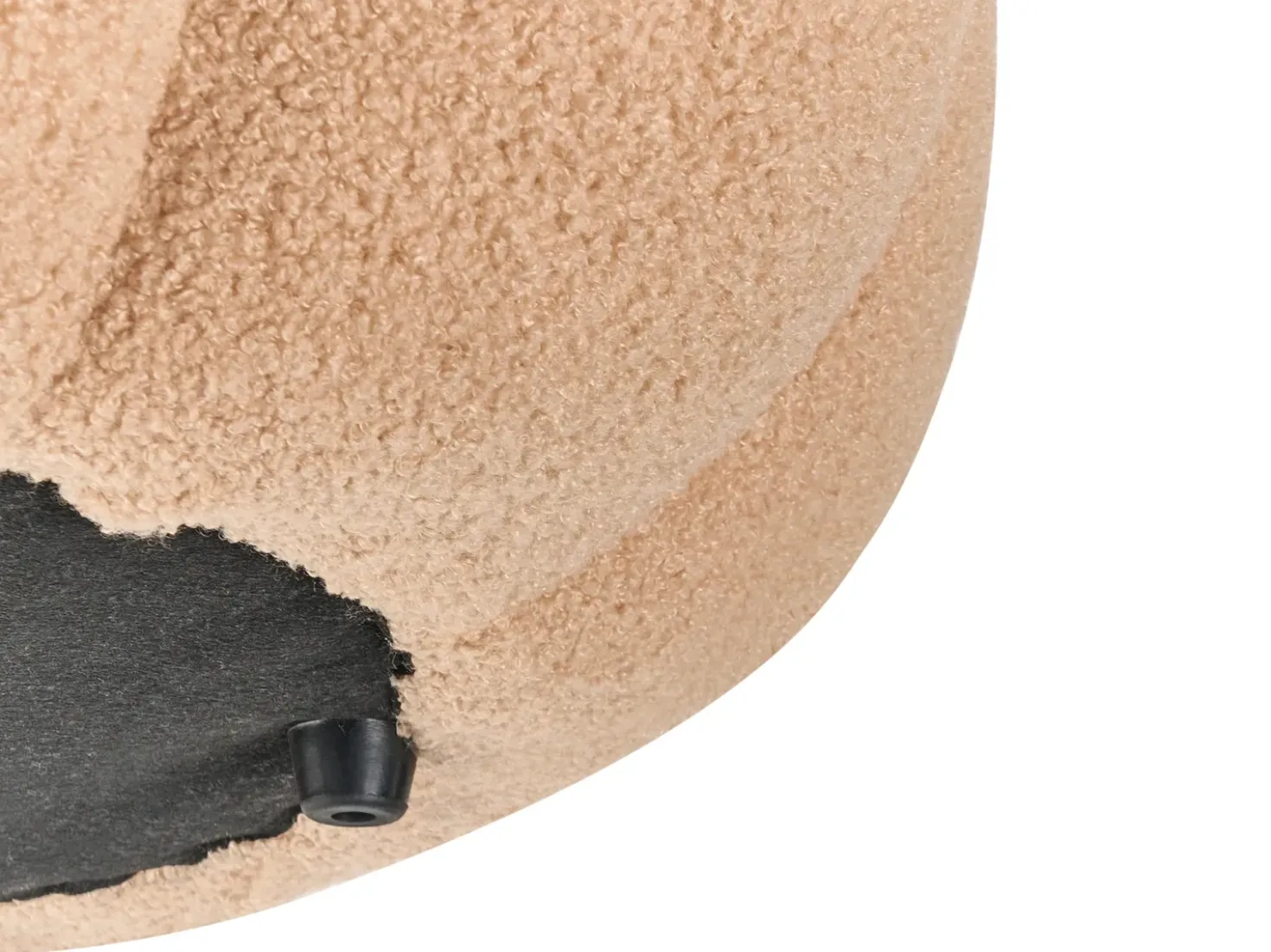 Pouf BEAUFORT Bouclé Marrone chiaro