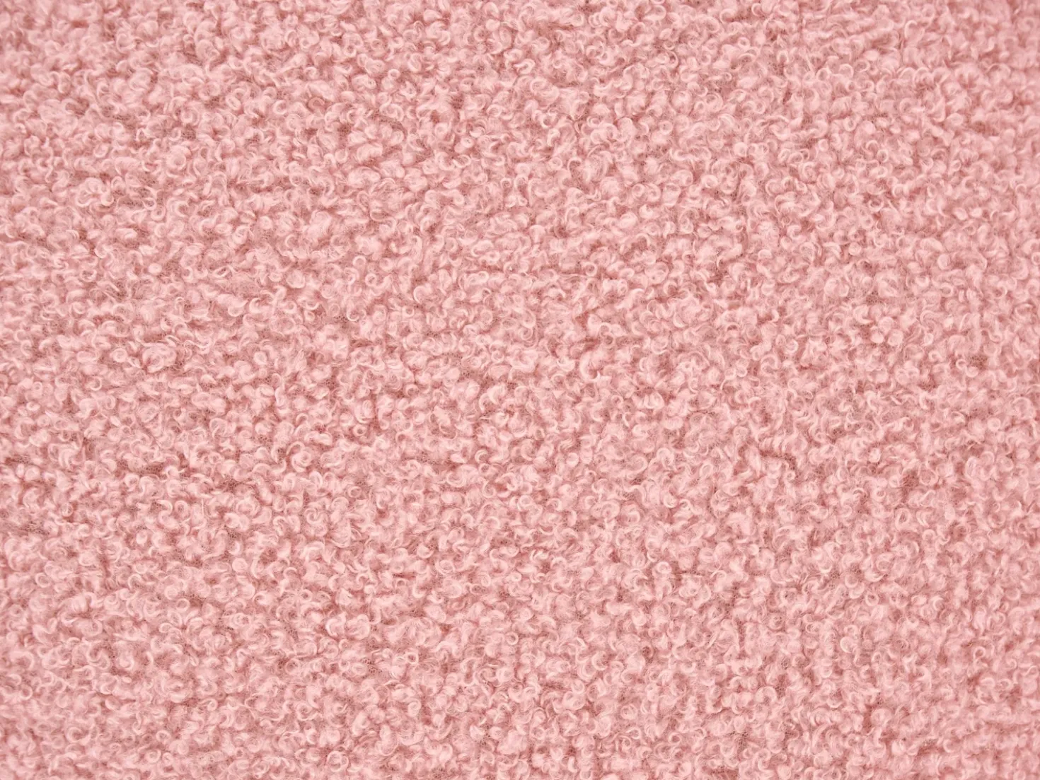 Pouf BEAUFORT Bouclé Rosa