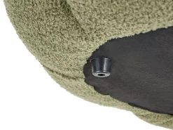 Pouf BEAUFORT Bouclé Verde