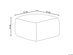 Pouf BEEL Iuta Multicolore