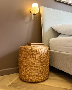 Pouf BICHIR Giacinto d'acqua Beige