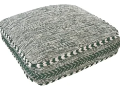 Pouf BIRCH Cotone Verde scuro
