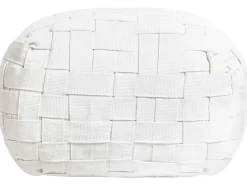 Pouf BODLA Materiale sintetico Bianco