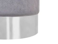Pouf BRIGITTE Velluto Grigio