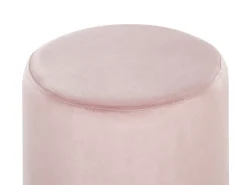 Pouf BRIGITTE Velluto Rosa pastello