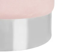 Pouf BRIGITTE Velluto Rosa pastello