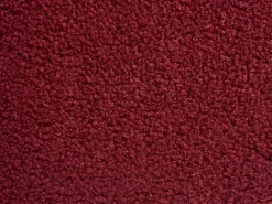 Pouf CALIENTE Bouclé Rosso scuro