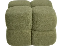 Pouf CALIENTE Bouclé Verde