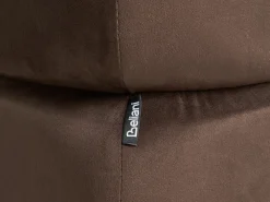 Pouf CALIENTE Velluto Marrone scuro