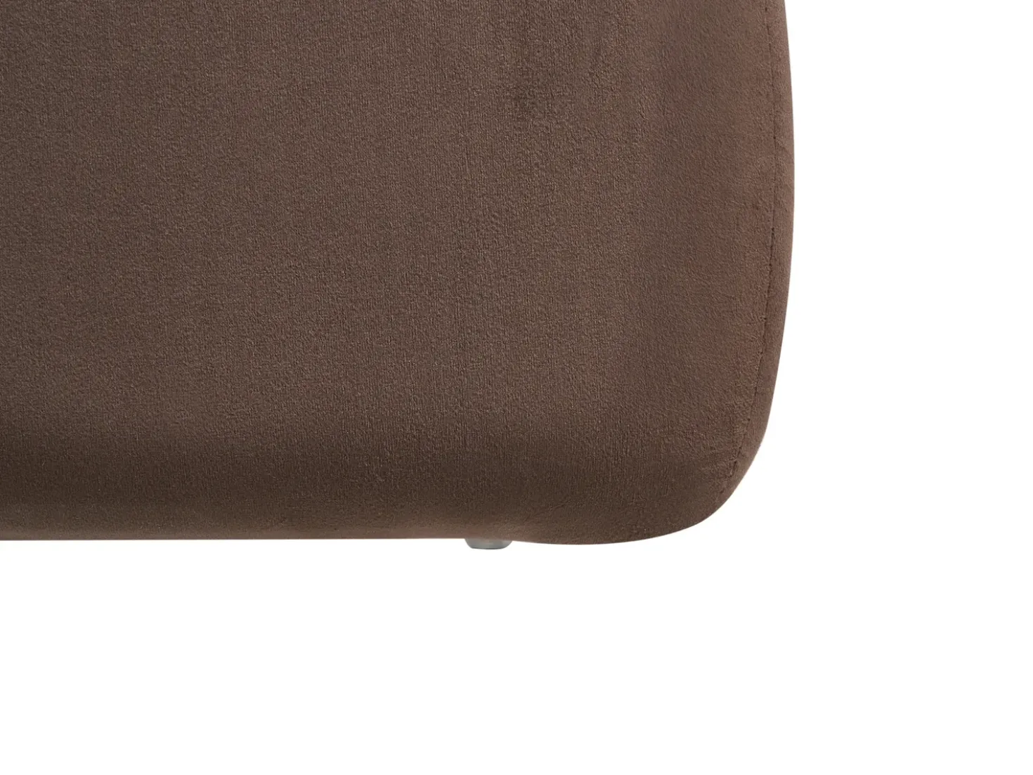 Pouf CALIENTE Velluto Marrone scuro