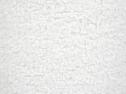 Pouf CARRINGTON Bouclé Bianco sporco