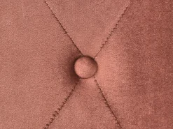 Pouf CARROLLTON Velluto Marrone
