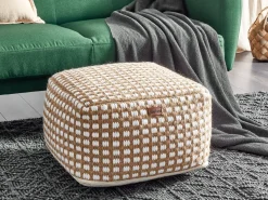 Pouf CHILAR Cotone Beige