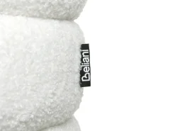 Pouf CHILLY Bouclé Bianco sporco