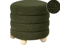 Pouf CHILLY Bouclé Verde