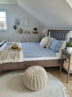 Pouf CONRAD Cotone Beige