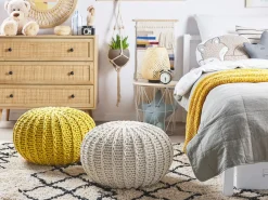 Pouf CONRAD Cotone Beige