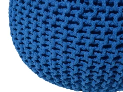 Pouf CONRAD Cotone Blu marino