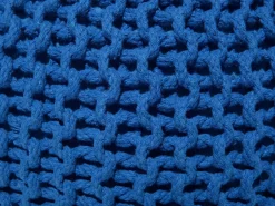 Pouf CONRAD Cotone Blu marino