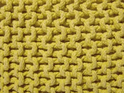 Pouf CONRAD Cotone Giallo