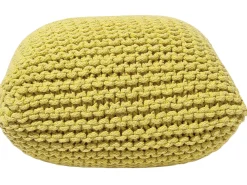 Pouf CONRAD Cotone Giallo