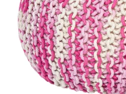 Pouf CONRAD Cotone Rosa