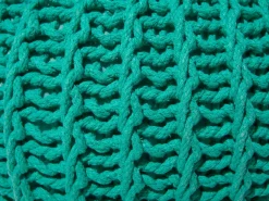 Pouf CONRAD Cotone Verde smeraldo