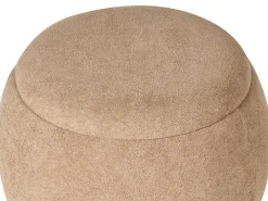 Pouf contenitore ANNABELLA Bouclé Marrone chiaro