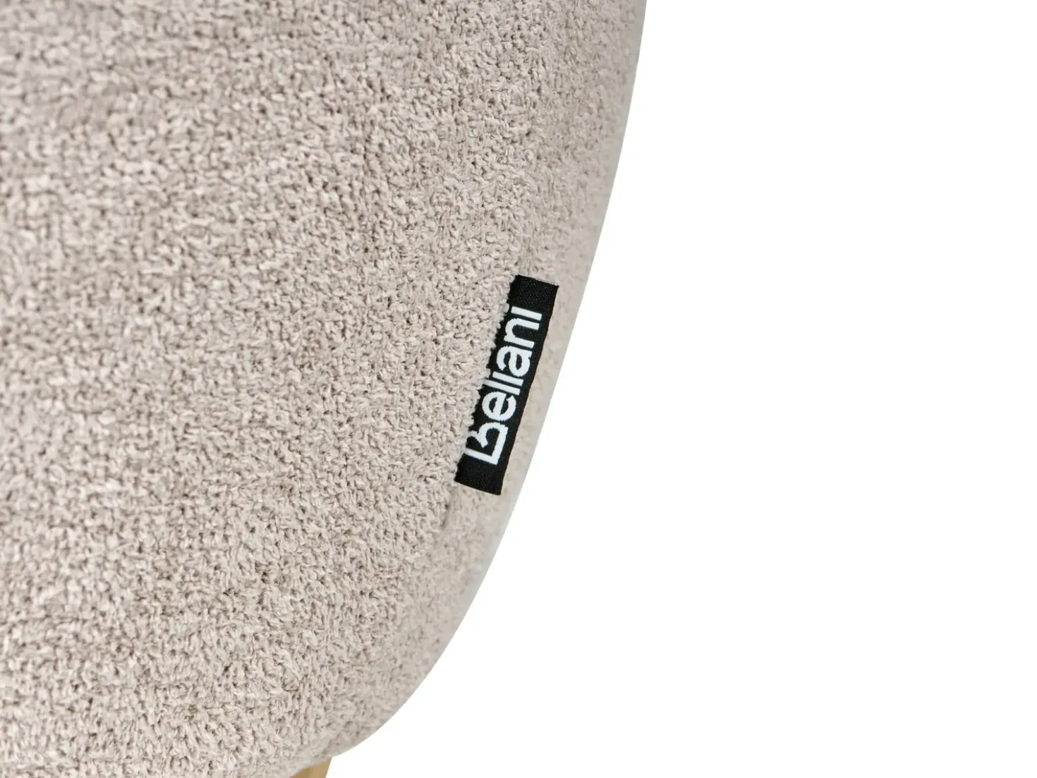 Pouf contenitore ANNABELLA Bouclé Beige chiaro