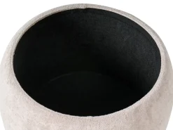 Pouf contenitore ANNABELLA Bouclé Beige chiaro