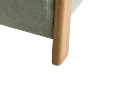 Pouf contenitore EDLAND Tessuto 45 cm 43 cm Verde chiaro