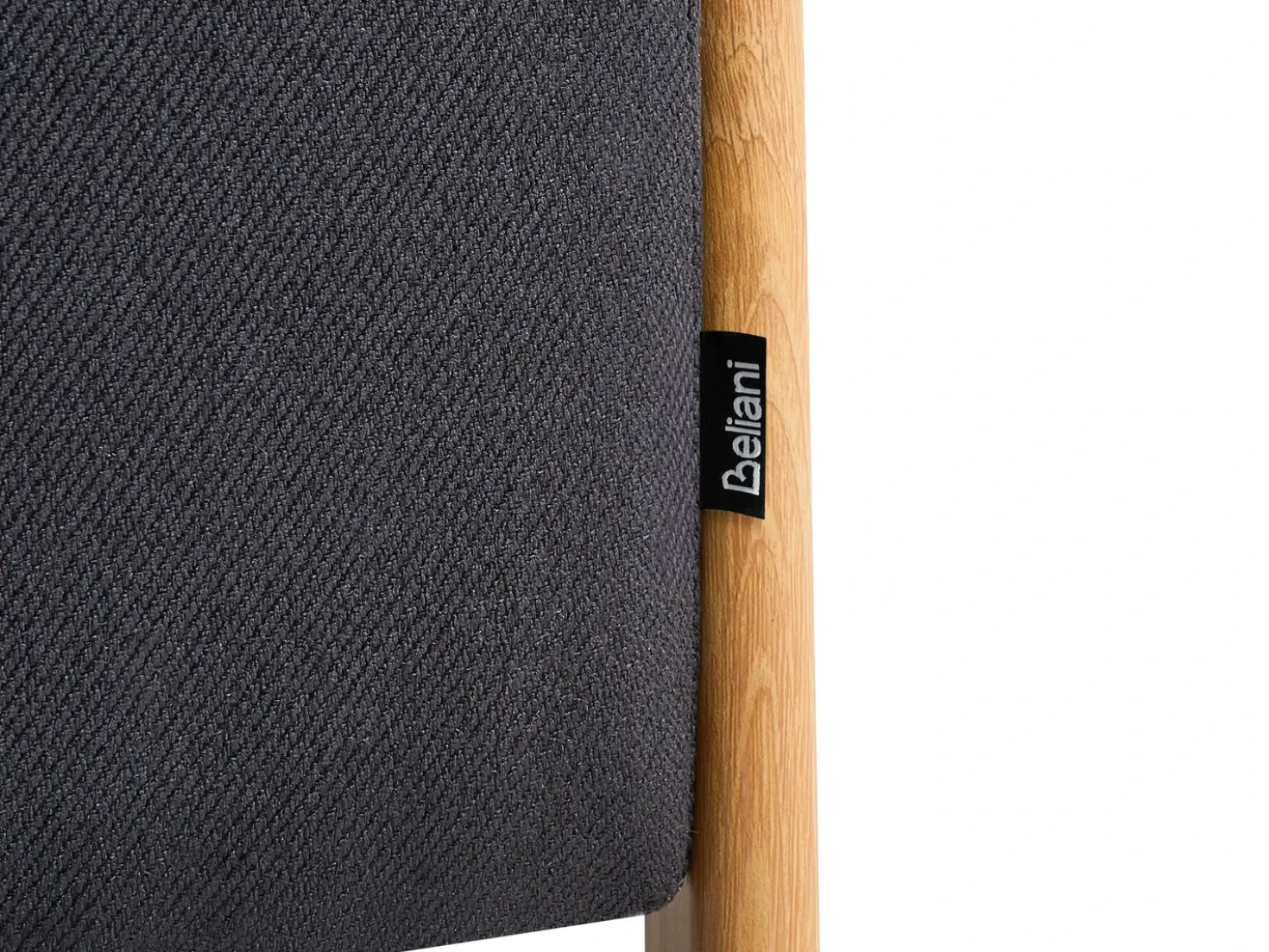 Pouf contenitore EDLAND Tessuto 45 cm 43 cm Nero
