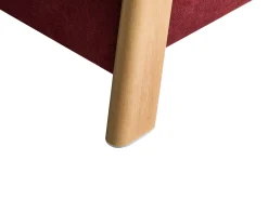 Pouf contenitore EDLAND Tessuto 45 cm 43 cm Bordeaux