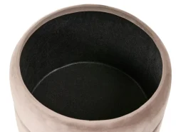 Pouf contenitore ELGIN Velluto Tortora