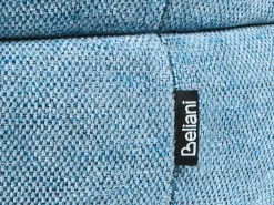 Pouf contenitore HAWLEY Ciniglia Blu