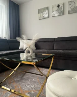 Pouf contenitore MARYLAND Pelle sintetica Bianco
