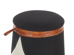 Pouf contenitore per bambini APACHE Lino sintetico Beige