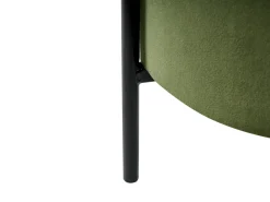 Pouf contenitore WENONA Velluto Verde scuro