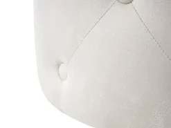 Pouf COROLLA Velluto Bianco sporco