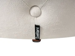Pouf COROLLA Velluto Bianco sporco