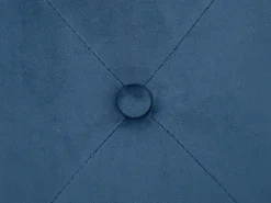 Pouf COROLLA Velluto Blu scuro