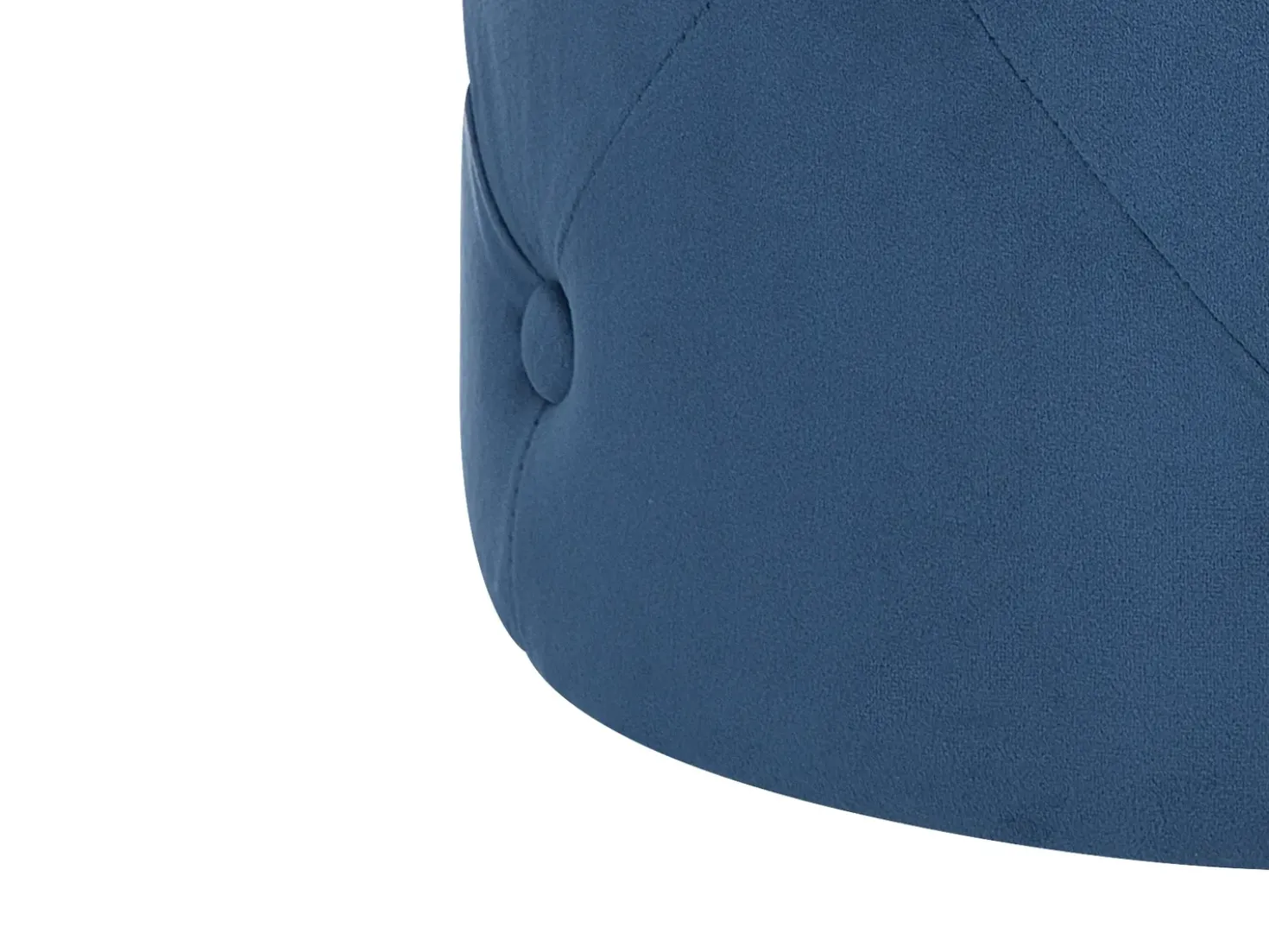 Pouf COROLLA Velluto Blu scuro