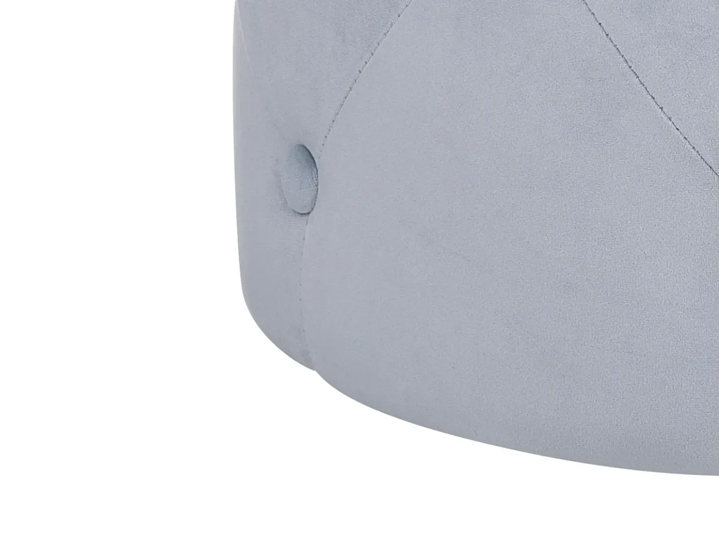 Pouf COROLLA Velluto Grigio chiaro