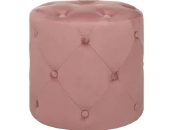Pouf COROLLA Velluto Rosa