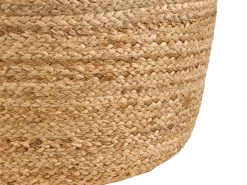 Pouf DALAMA Iuta Beige sabbia