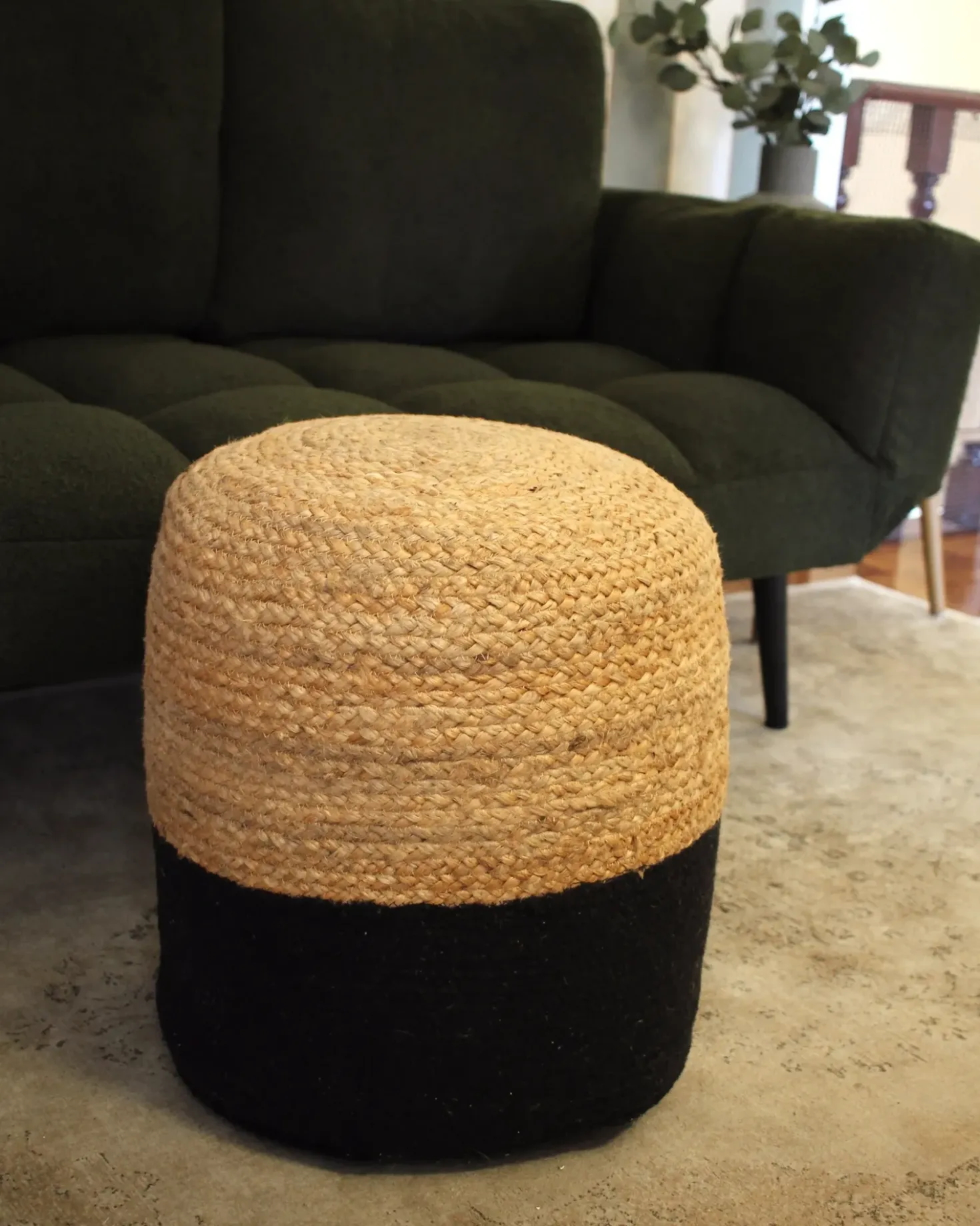 Pouf DALAMA Iuta Nero